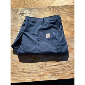 Carhartt Relaxed Fit Canvas Blue Men 42x32 Work Pants Y2K Casual outdoors